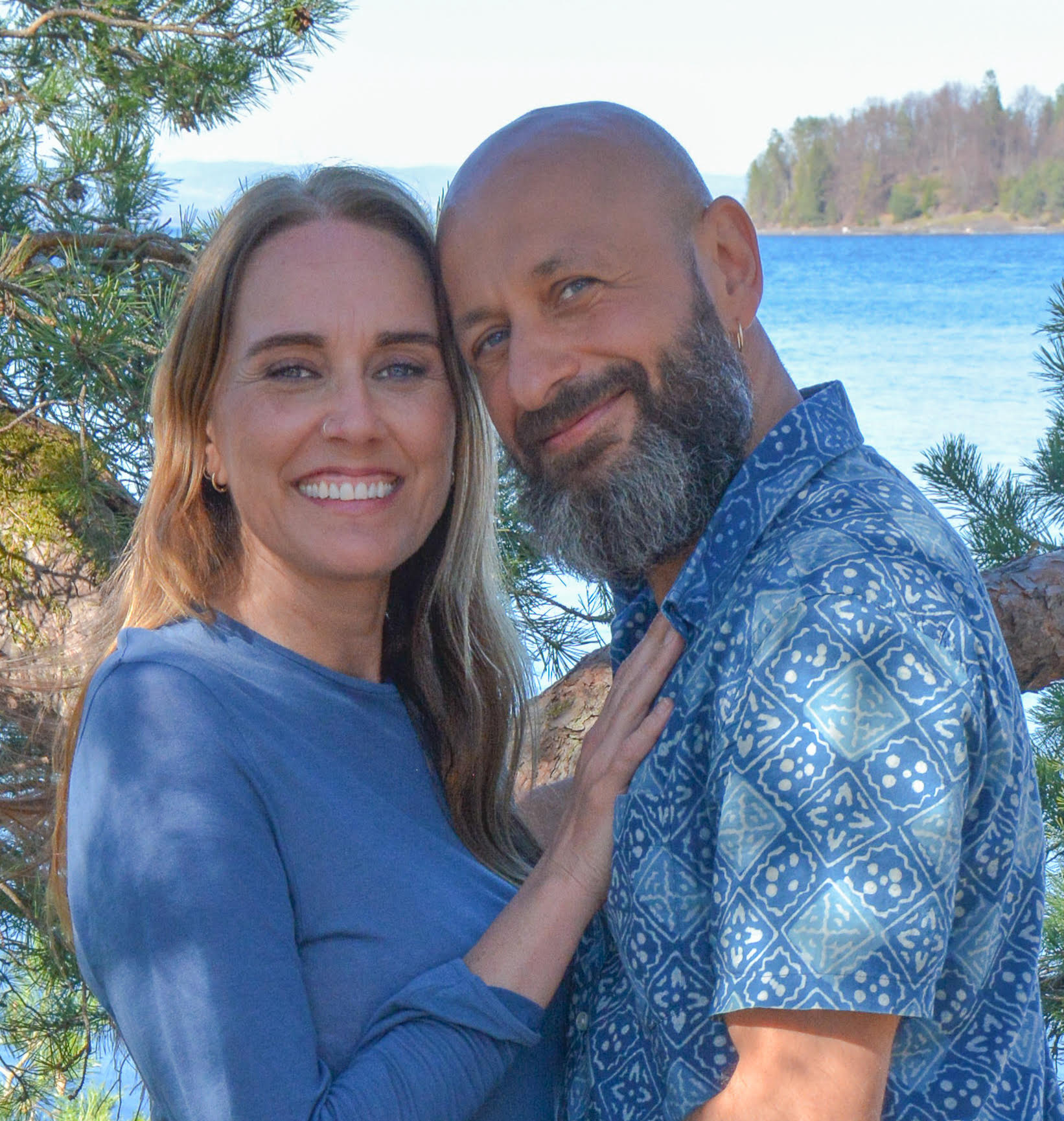 Kristina and Kristoffer Sandmo and Carlin